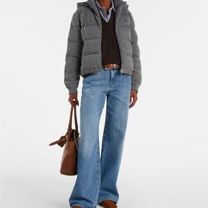 Ralph Lauren Polo Cable Knit Puffer Jacket